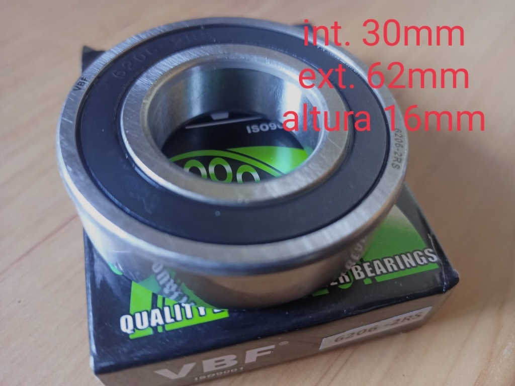 Rodamiento 6206-2RS