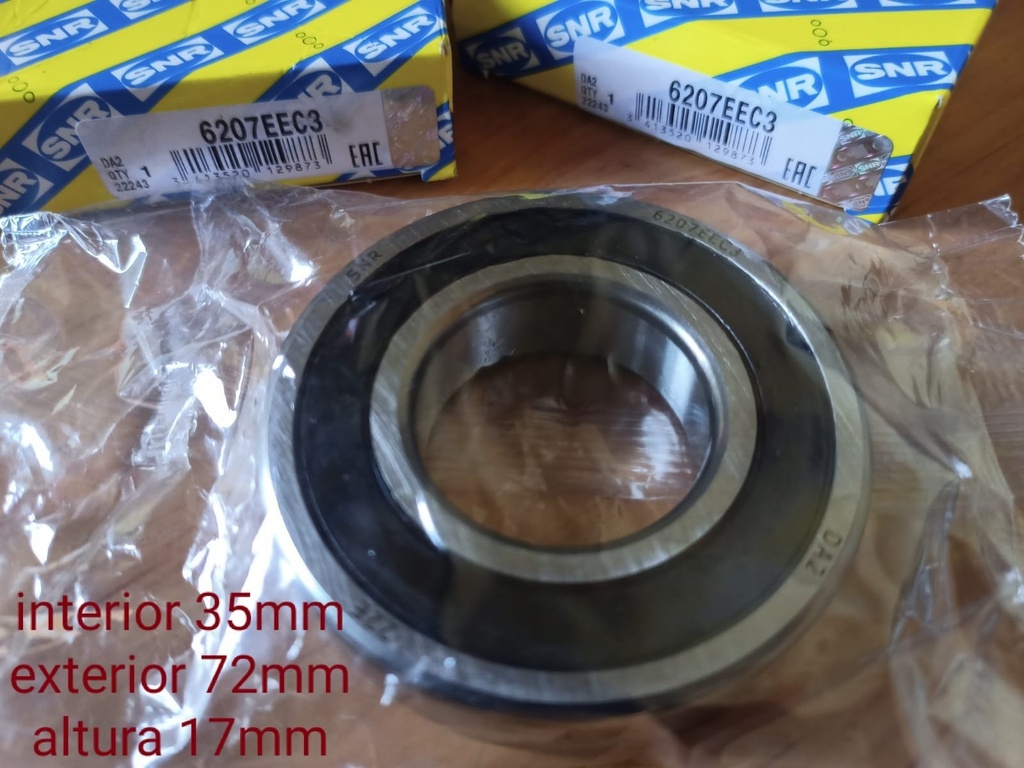 Rodamiento 6207-2RS