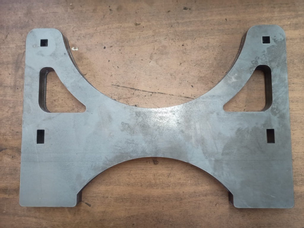 Chapa 3MM Soporte de Aleta 330*225MM