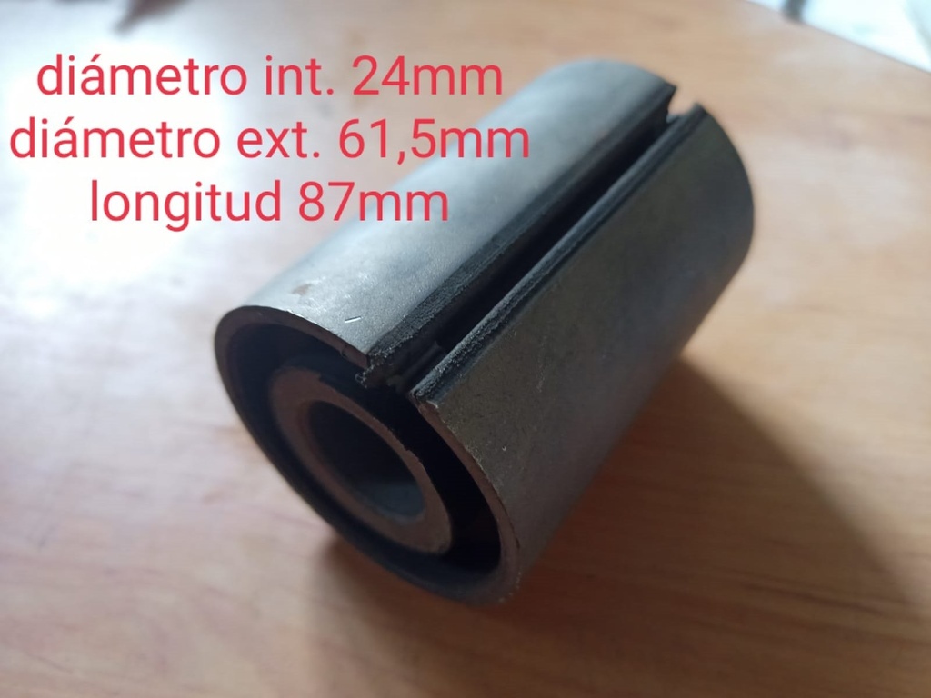 Silemblock Ballesta Trasera Renault Ø24/Ø61.5*87MM