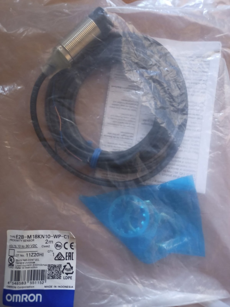 [SINPN] Sensor Inductivo M-18 Npn No 10-30VDC IP67