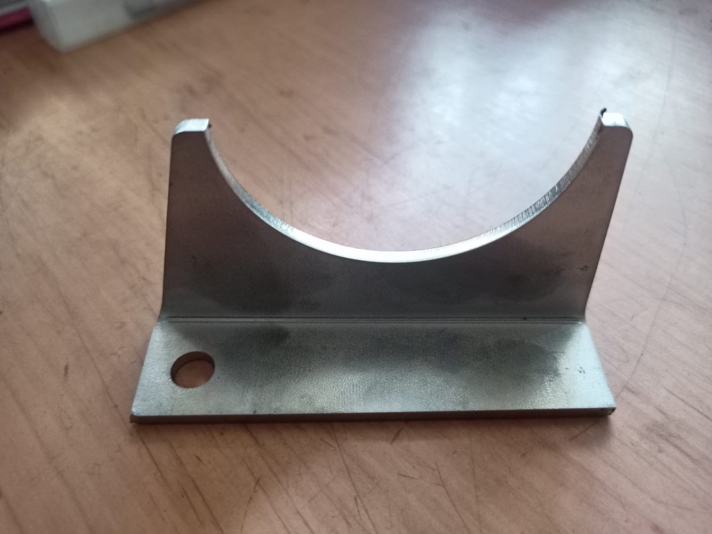 [ST60] Chapa 3MM Soporte Tubo Ø60MM