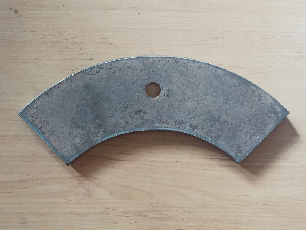 Pieza Sujecion Rueda Rulo Fundicion 225*60*12MM