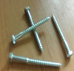 [TIR550] Tornillo 05*050 DIN571 Tirafondo