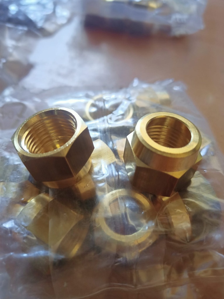 Tuerca Jet Hexagonal 21*17.5MM 11/16-16UN Fede ( P000525 )