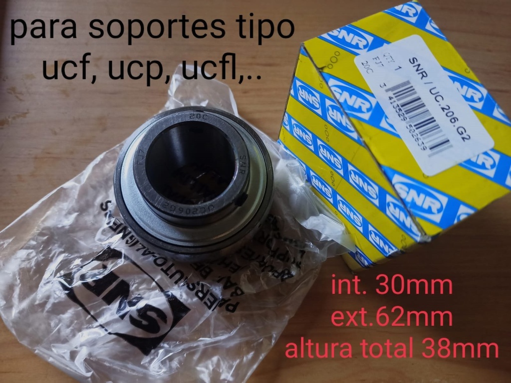 Rodamiento Uc 206