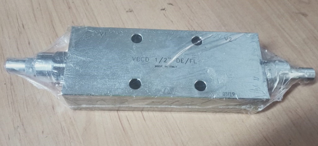 Valvula Antirretorno Doble Flangeable 1/2