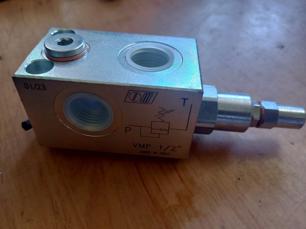 Valvula Limitadora de Presion 1/2 Regulable 10-180BAR