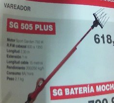 Vareador Sg 505 Plus 750W 2.30M Sport Garden