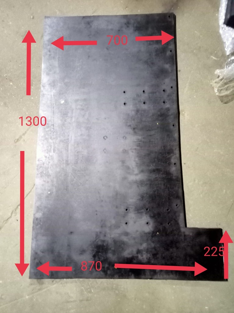 Gomas Recolector Cierre Lateral 700*1300MM ( Mod Antiguo )