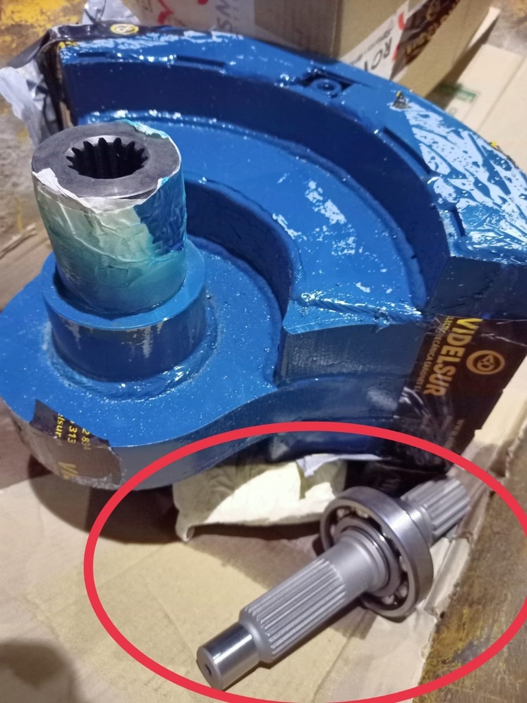 [VID080] Eje + Rodamiento Motor Grande