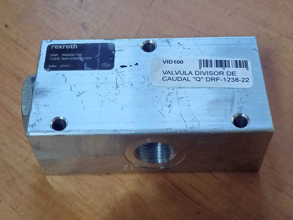 Valvula Rexroth Divisor de Caudal "Q" DRF-1238-22